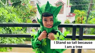 I am a Tree  Poem on tree  Poem on plant  environment day poem  Kids Poem [upl. by Annorah485]