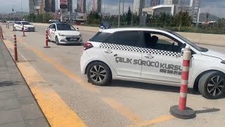 Direksiyon Sınav Güzergahı Mamak Çelik Sürücü Kursu [upl. by Atnauqahs]