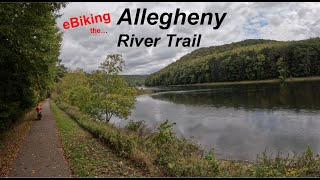 eBiking the Allegheny River Trail  PA [upl. by Ahseen]