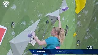 Manon Hily double championne de France descalade de difficulté 🧗‍♀️🥇 [upl. by Yuri]