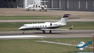 JetLinx Aviation Gulfstream G450 N268RB  UHD 4K [upl. by Kcajyllib979]