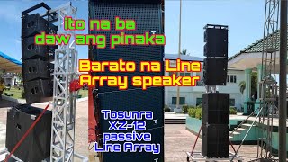 Tosunra lang talaga pinaka mura na Line Array speaker ngayon  XZ12 Line Array amp Bullet Mid Hi [upl. by Secor]