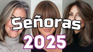 CORTES CABELLO señoras 2025 que SON TENDENCIAS ✂️🔴 ESTILOS modernos [upl. by Champagne]