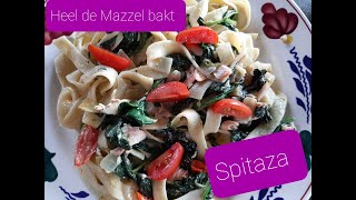 Recept 7 Tagliatelle met zalm en spinazie [upl. by Oilla]