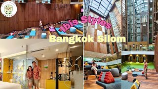 泰国曼谷35星级酒店Ibis Styles Bangkok Silom  时尚大胆的设计  附近有Sala Daeng BTS Station和711便利店  Bangkok Hotel [upl. by Samul794]