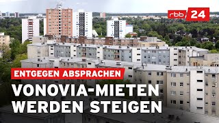 Vonovia plant Mieterhöhung von bis zu 15 Prozent in Berlin [upl. by Alejo]