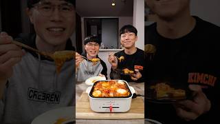 Cheese dakgalbi  collab Cookim97 food [upl. by Henig]