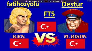 Street Fighter II Champion Edition  fatihozyolu vs Destur  FT5  1080P60FPS 06112024 [upl. by Nathanial616]