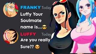 If Franky reveal Straw hats Soulmates  One Piece discord server [upl. by Ettezil]