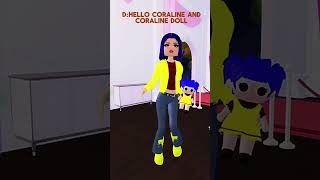 Fake collab🤩your the dad btwcoralinerobloxdti [upl. by Annirtak]