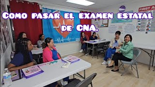 Como pasar el examen estatal de CNA hablando un Ingles Básico [upl. by Moyers]