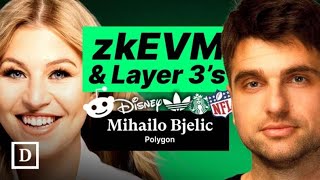 Polygon CoFounder Mihailo Bjelic Layer 3s zkEVM and NFL Starbucks Disney Reddit Brand Deals [upl. by Hanad846]