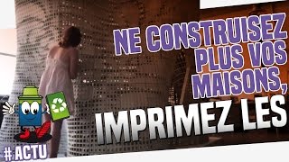 Imprimer Des Maisons 3D En Ciment Est Désomais Possible [upl. by Mientao]