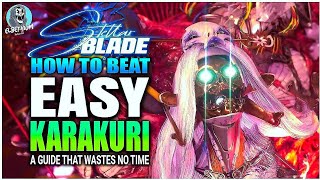 BEST HOW TO BEAT Karakuri Boss SUPER EASY GUIDE  Stellar Blade [upl. by Kassandra]