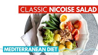 Classic Tuna Niçoise Salad  easy summer salad mediterranean diet recipe [upl. by Andel]