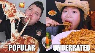 POPULAR VS UNDERRATED MUKBANGERS compilation [upl. by Nnairb]