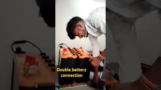 Double battery connection [upl. by Odlopoel]