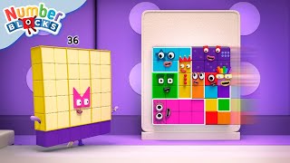 Numberblocks  Learn Making Patterns and Shapes  Full episodes  Learn to Count [upl. by Brost]