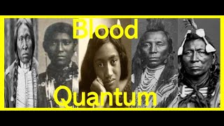 quotBLOOD QUANTUMquot  The Indigenous ERASURE via Miscegenation POGROM [upl. by Aiuqenehs146]