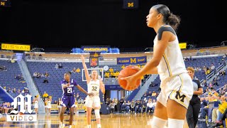 Michigan Womens Basketball takes on Northwestern [upl. by Ttelrats]