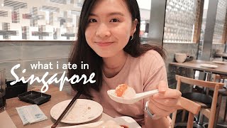 EP14 What I Ate In Singapore one michelin dimsum impossible burger raw food [upl. by Marelda]