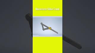 Mecanismo Slider Crank 2 dibujos engineering drawing animation [upl. by Schmitz172]