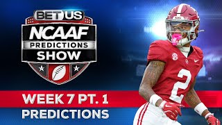 College Football Picks Week 7 PT1  NCAA Football Odds CFB Predictions and Best Bets [upl. by Iona]