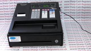 Sharp XEA107  XEA107 Cash Register [upl. by Elamor693]