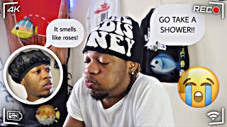 When her 🐱 smells like fish😭 Comedy skit [upl. by Nodnelg391]