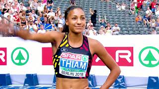 Nafissatou Thiam Highlights at European Championships GlasgowBerlin 2018 Athletics [upl. by Rokach976]