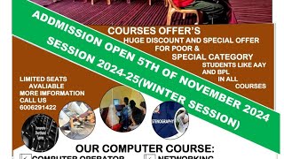 admissions open for winter session [upl. by Demetrius]