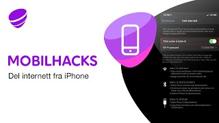 Slik deler du internett med iPhone  Telia [upl. by Elah]