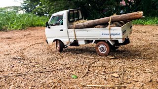 Suzuki Carry WPL D12 Ugalugalan Bawa Muatan  110 Scale RC Car [upl. by Salim]