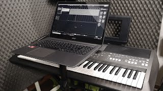 How to setup USB MIDI on Yamaha Keyboard and Cubase 105 LE  complete MIDI tutorial and midi looper [upl. by Leamiba476]