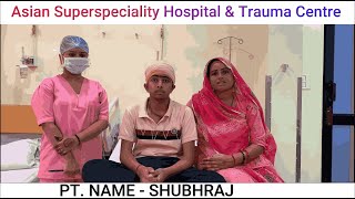 Successful Brain Hemorrhage Surgery Done By Dr SS Ratnawat  Asian Superspeciality Hospital [upl. by Artap]