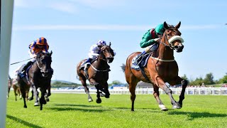 TAHIYRA strikes in the 2023 Irish 1000 Guineas  Dermot Weld delivers again in Curragh Classic [upl. by Marcello]