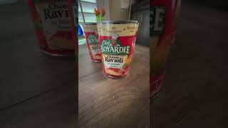 Chef Boyardee Cheese Ravioli in Tomato Sauce chefboyardee ravioli raviolis [upl. by Olihs711]