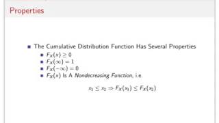 Fundamentals of Probability Theory 612 CDFs and PDFs [upl. by Berns]