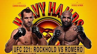 Romero vs Rockhold for the interim interim title Heavy Hands 197 [upl. by Heyra674]