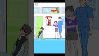 Psycho boy pressing emergency button 😱 He accidentally helped someone 😨 shorts gaming [upl. by Lewak]