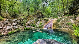 Estanzuela CASCADAS CRISTALINAS en Monterrey NL Como llegar y subir a detalle [upl. by Gerrilee]