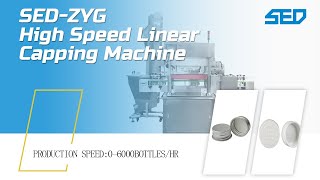 SED ZYG High Speed Linear Capping Machine SED PHARMA [upl. by Danae157]