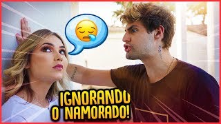 IGNORANDO O NAMORADO POR 24H  TROLLANDO NAMORADO  REZENDE EVIL [upl. by Hpeseoj343]