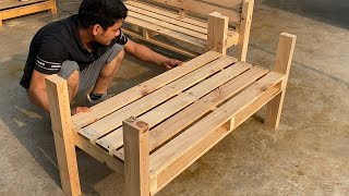 Creative Pallet Recycling Ideas You Have Never Seen Before  How To Create A Beautiful Pallet Sofa [upl. by Aimac911]