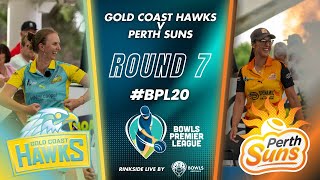 BPL20  Round 7  Gold Coast Hawks vs Perth Suns [upl. by Euqitsym]