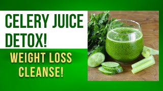 Jump Start Your Weight Loss Celery Juice Detox Recipe [upl. by Rosa]