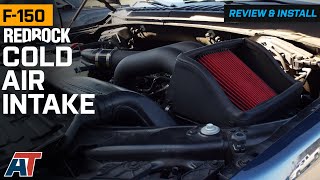 20152024 27L EcoBoost F150 RedRock Cold Air Intake Wrinkle Black Review amp Install [upl. by Llerrah10]