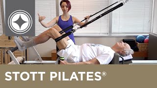 STOTT PILATES® for Active Aging  Footwork for Strength Training on the V2 Max™ Reformer [upl. by Naghem]