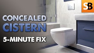 Concealed Cistern Problems 5Minute Fix [upl. by Hagan]