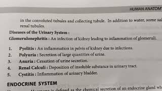 Diseases Of Urinary SystemGlomerulomephritisPyelitisAnuriaCystitiswith Vivek [upl. by Sheffy]